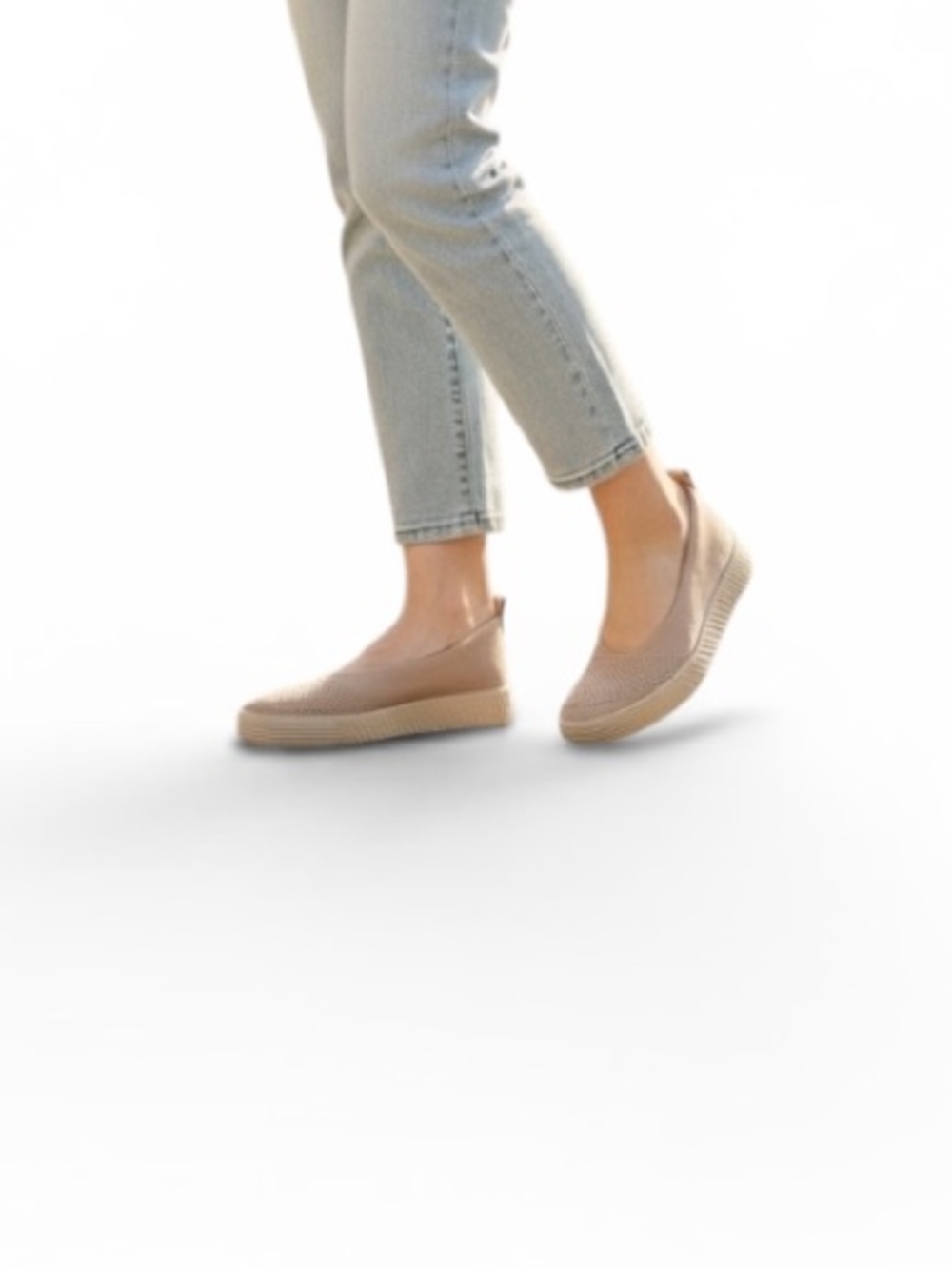 NWOT Naturalizer Women’s SOUL NEELA SLIP ON Flats Size 8 Arch Support Beige